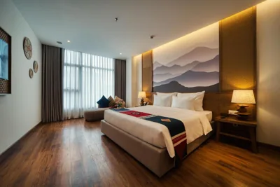 Deluxe Double Room with Garden View — Lady Hill Sapa Resort